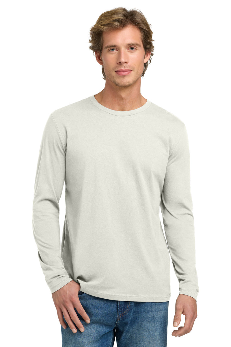Next Level Apparel Cotton Long Sleeve Tee - Natural