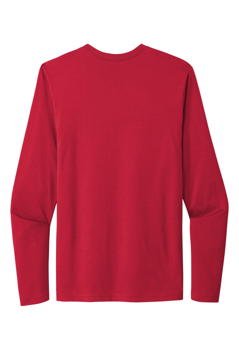 Next Level Apparel Cotton Long Sleeve Tee - Red