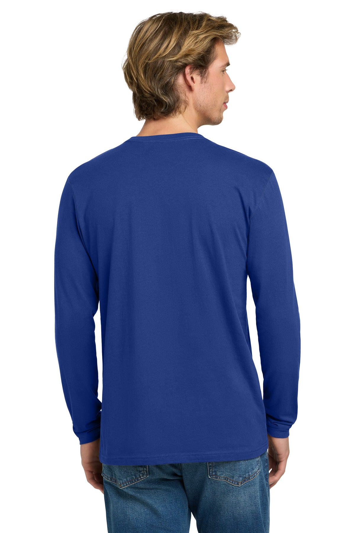 Next Level Apparel Cotton Long Sleeve Tee - Royal