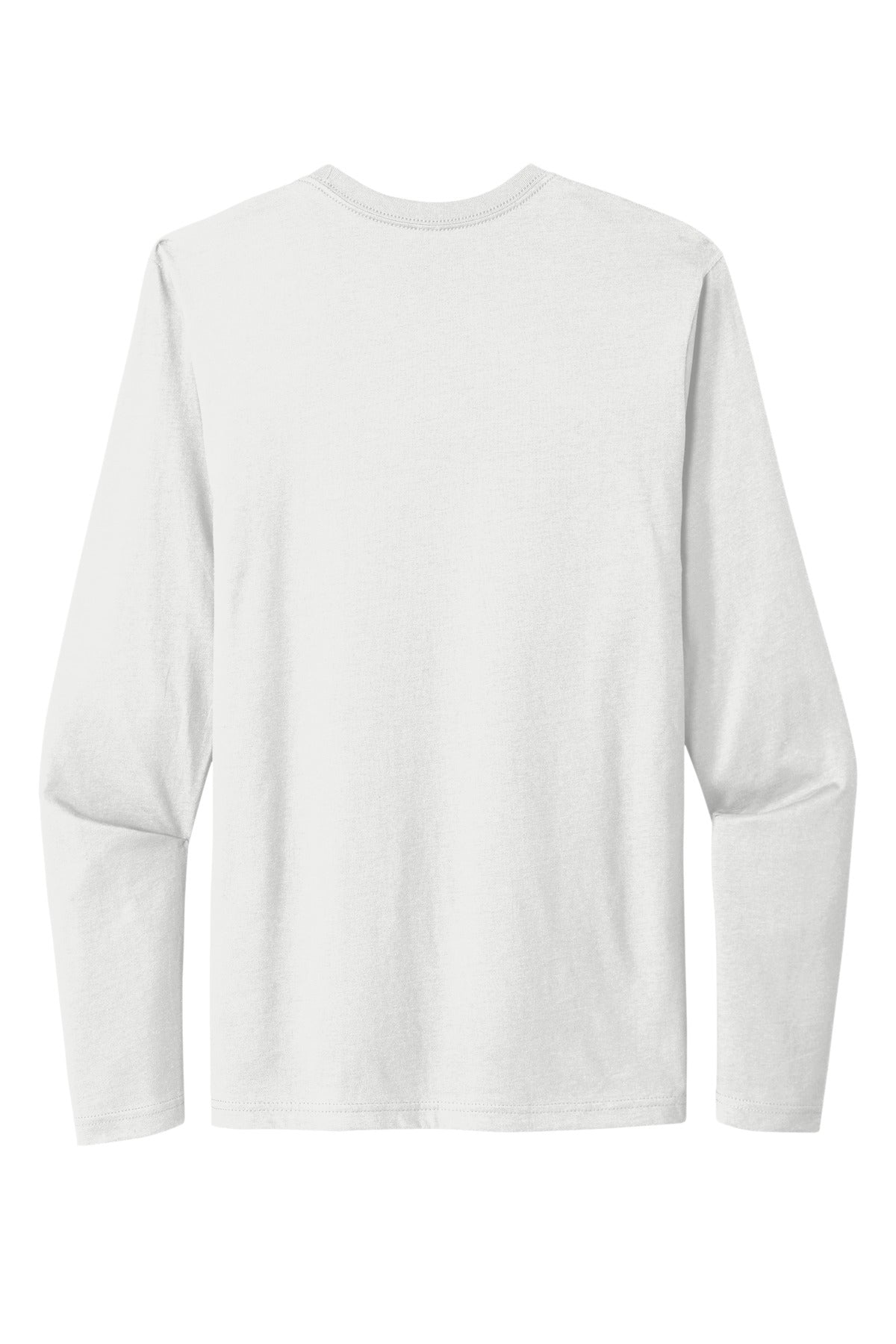 Next Level Apparel Cotton Long Sleeve Tee - White