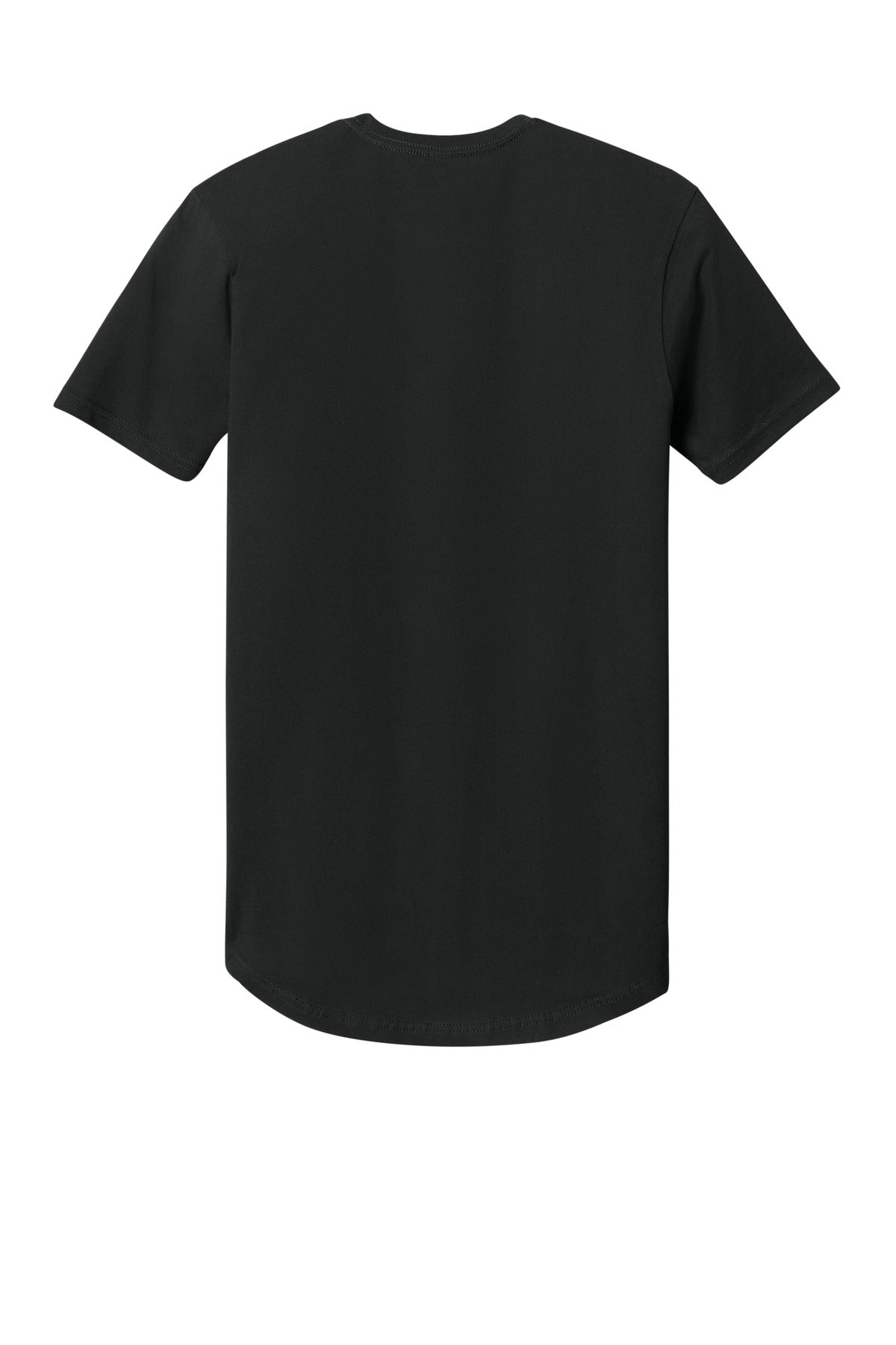 Next Level Apparel Cotton Long Body Tee - Black