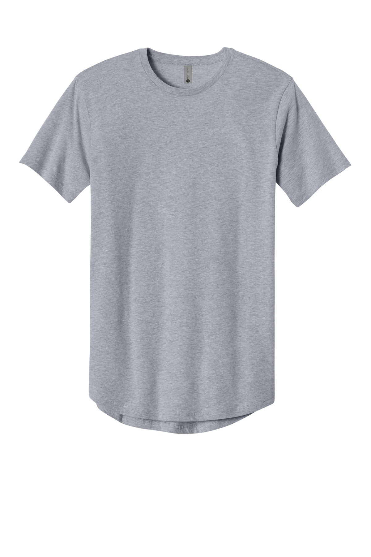 Next Level Apparel Cotton Long Body Tee - Heather Gray