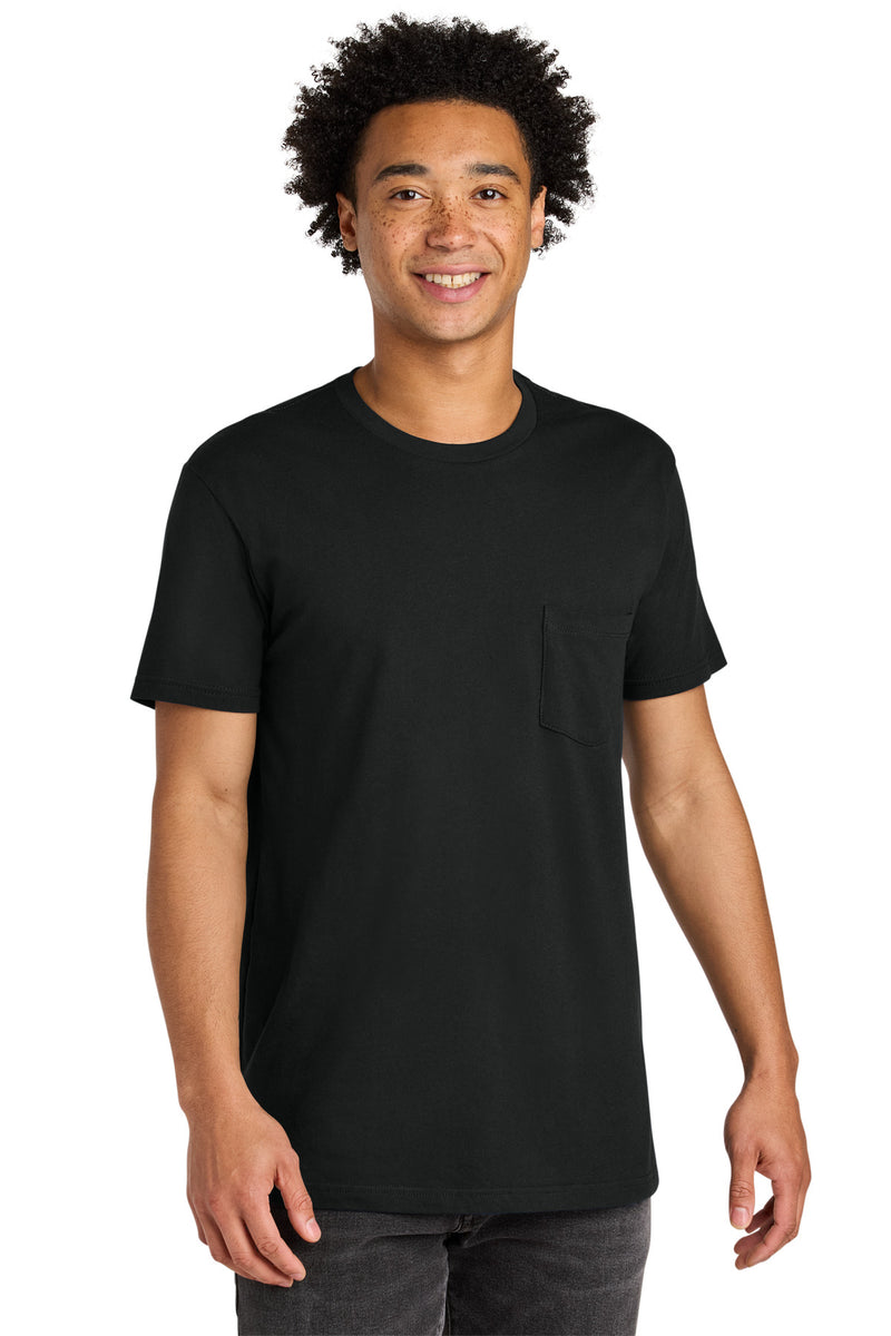 Next Level Apparel Cotton Pocket Tee - Black