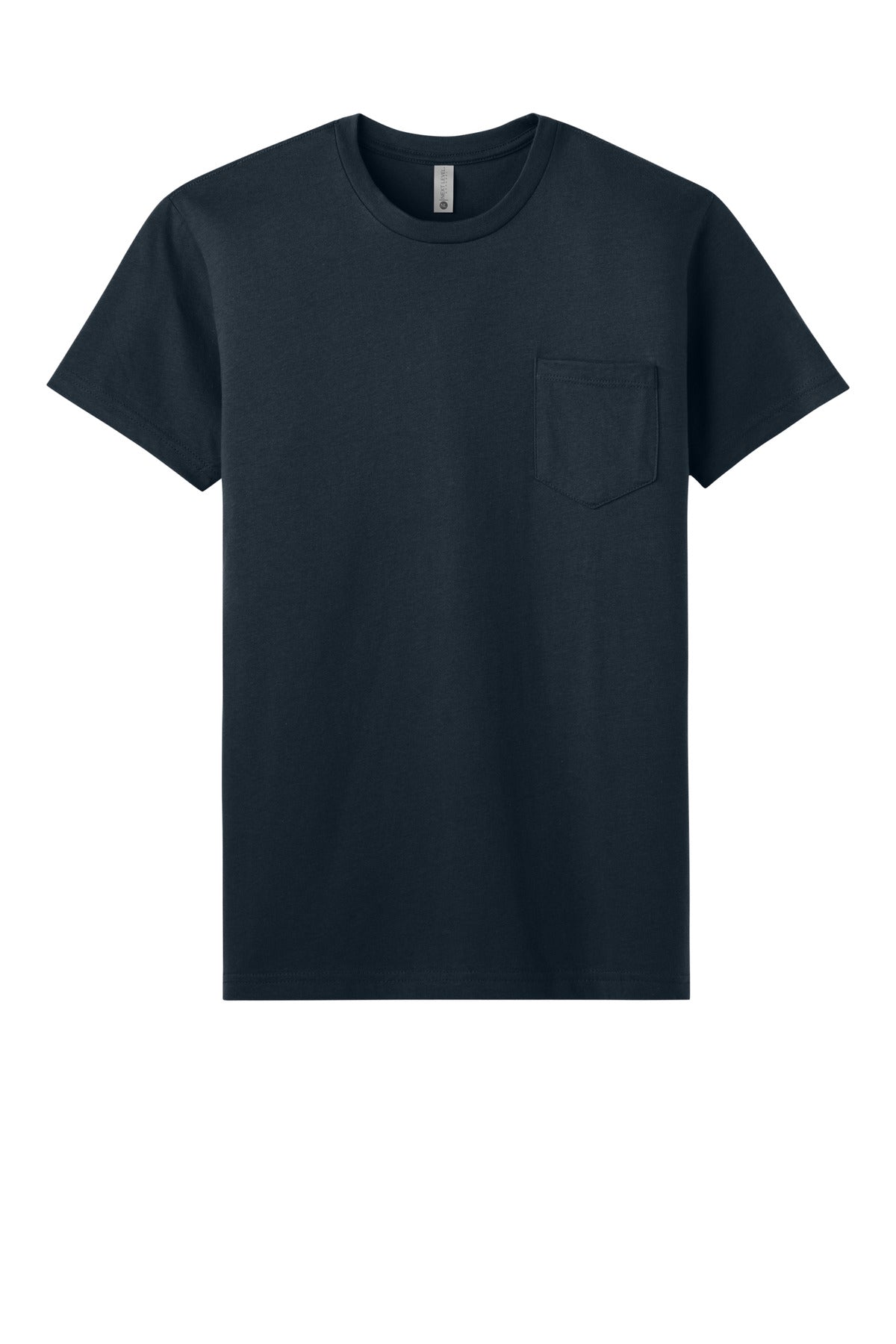Next Level Apparel Cotton Pocket Tee - Midnight Navy