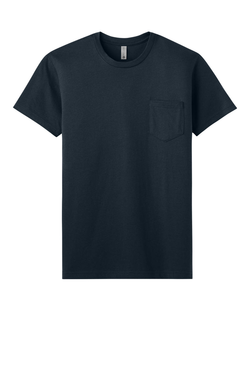 Next Level Apparel Cotton Pocket Tee - Midnight Navy