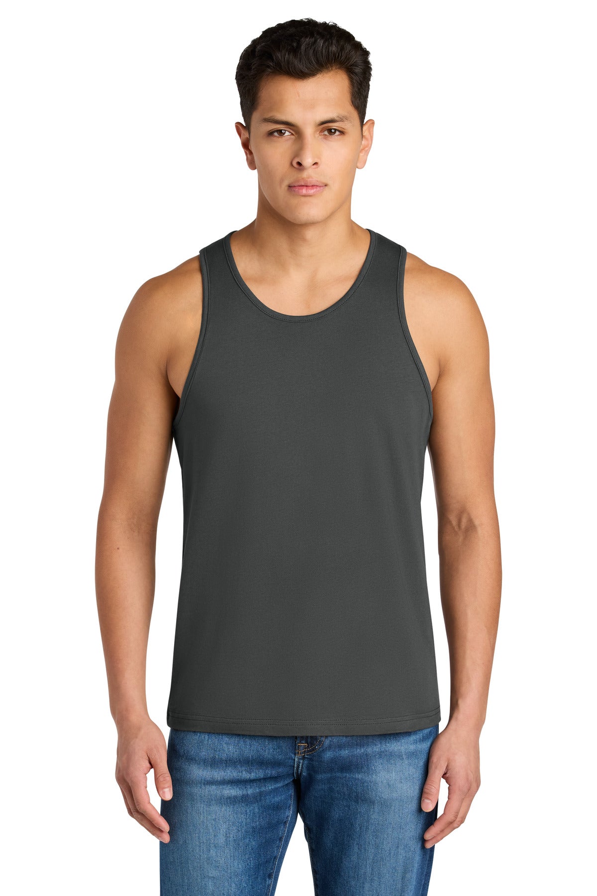 Next Level Apparel Cotton Muscle Tank - Heavy Metal