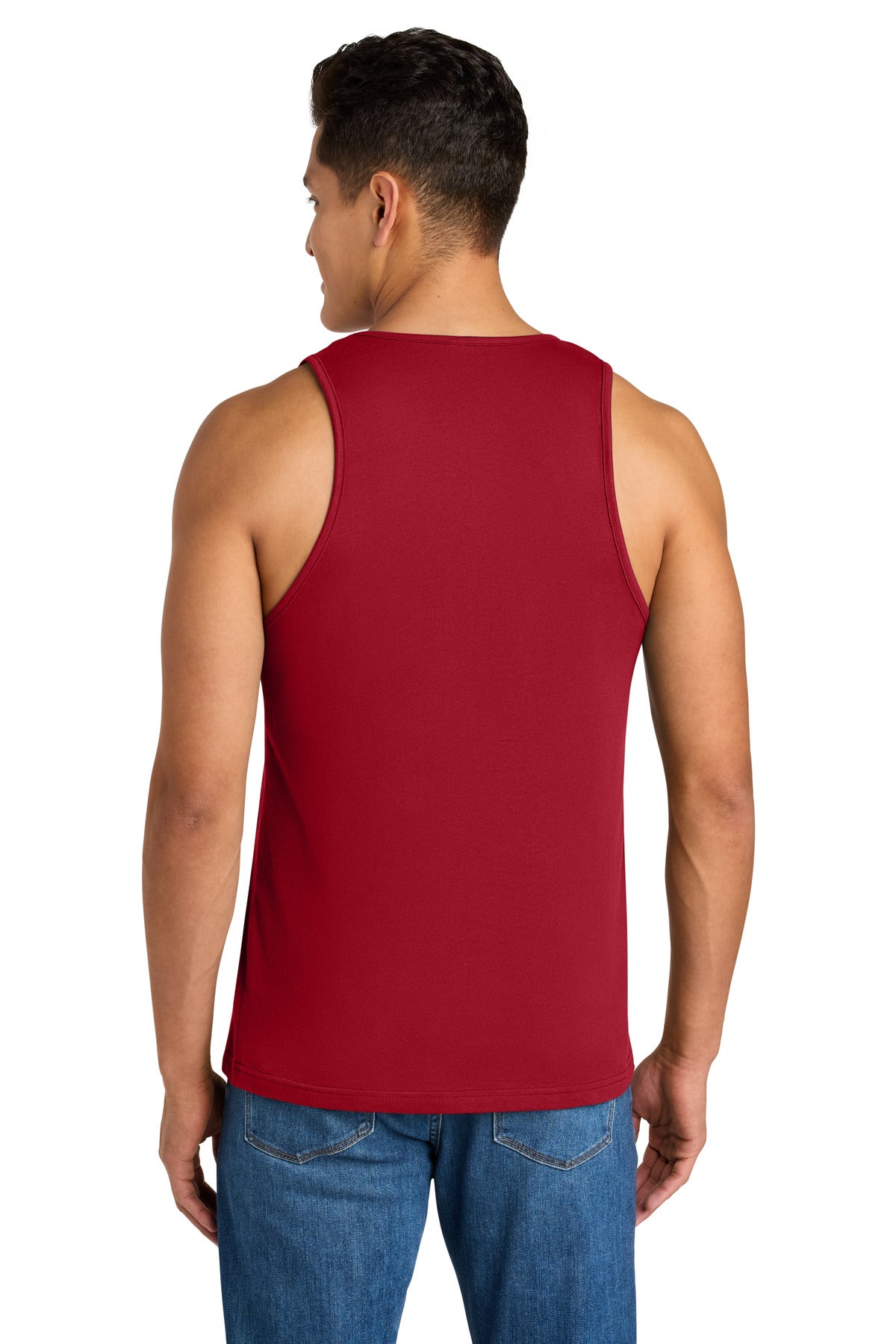 Next Level Apparel Cotton Muscle Tank - Red