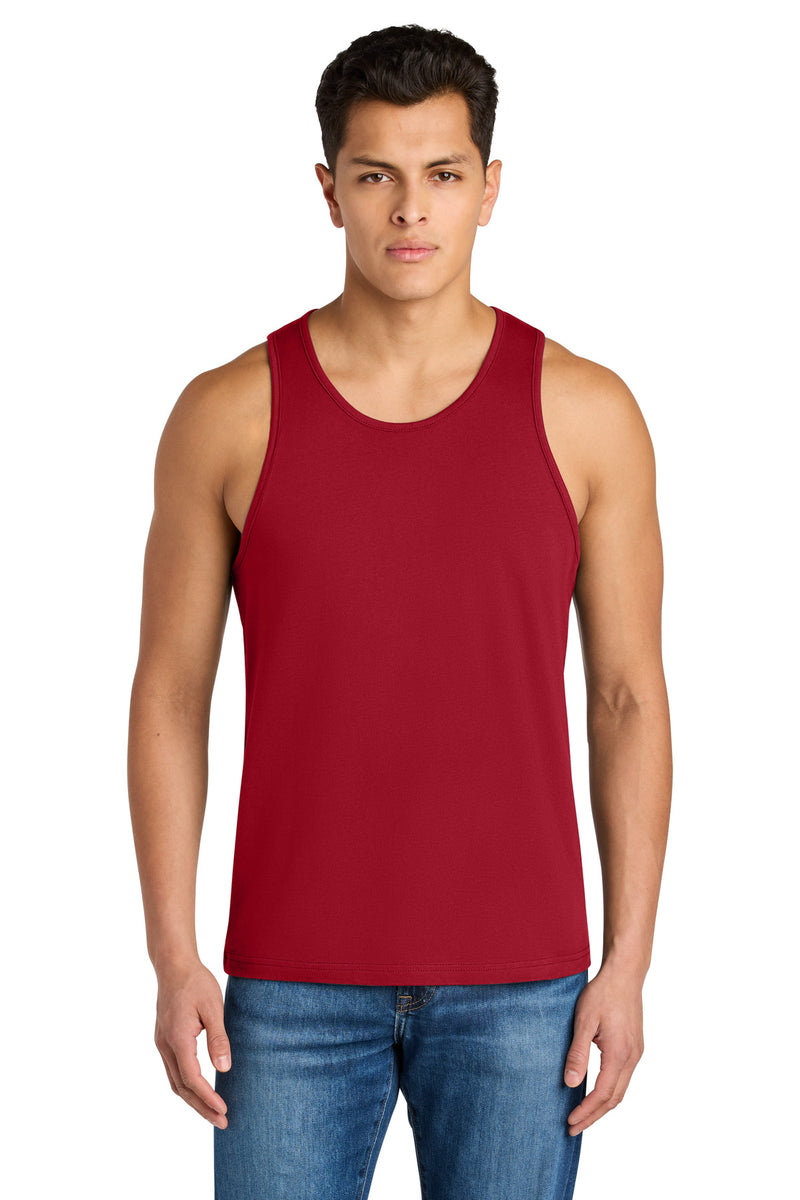 Next Level Apparel Cotton Muscle Tank - Red