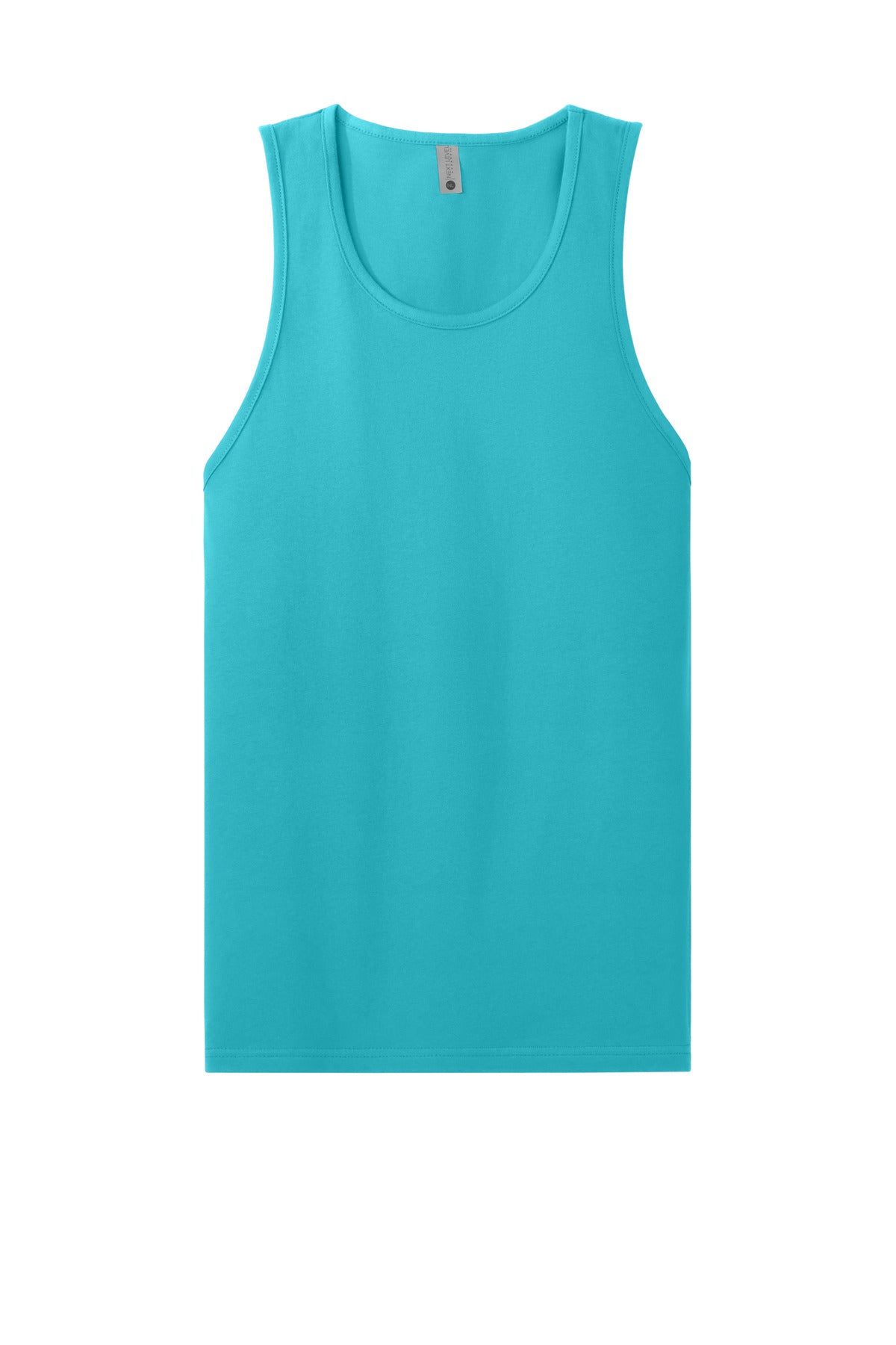 Next Level Apparel Cotton Muscle Tank - Tahiti Blue