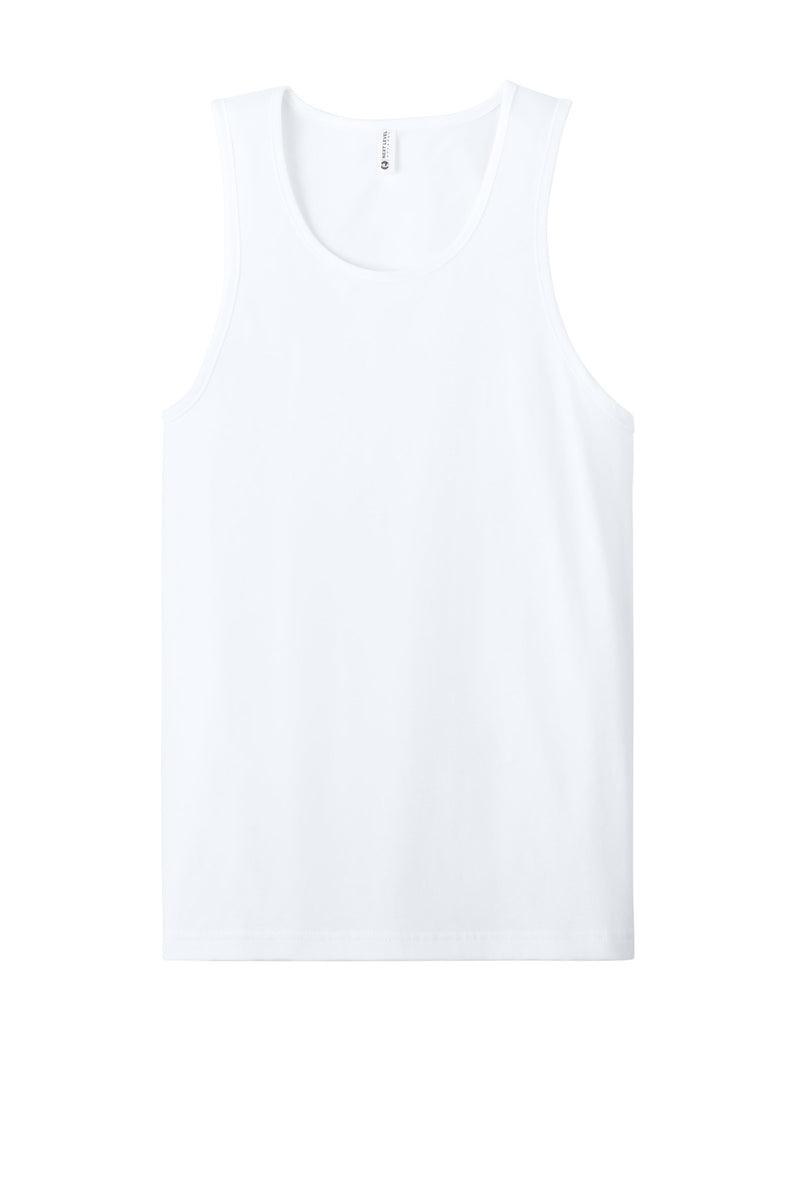 Next Level Apparel Cotton Muscle Tank - White