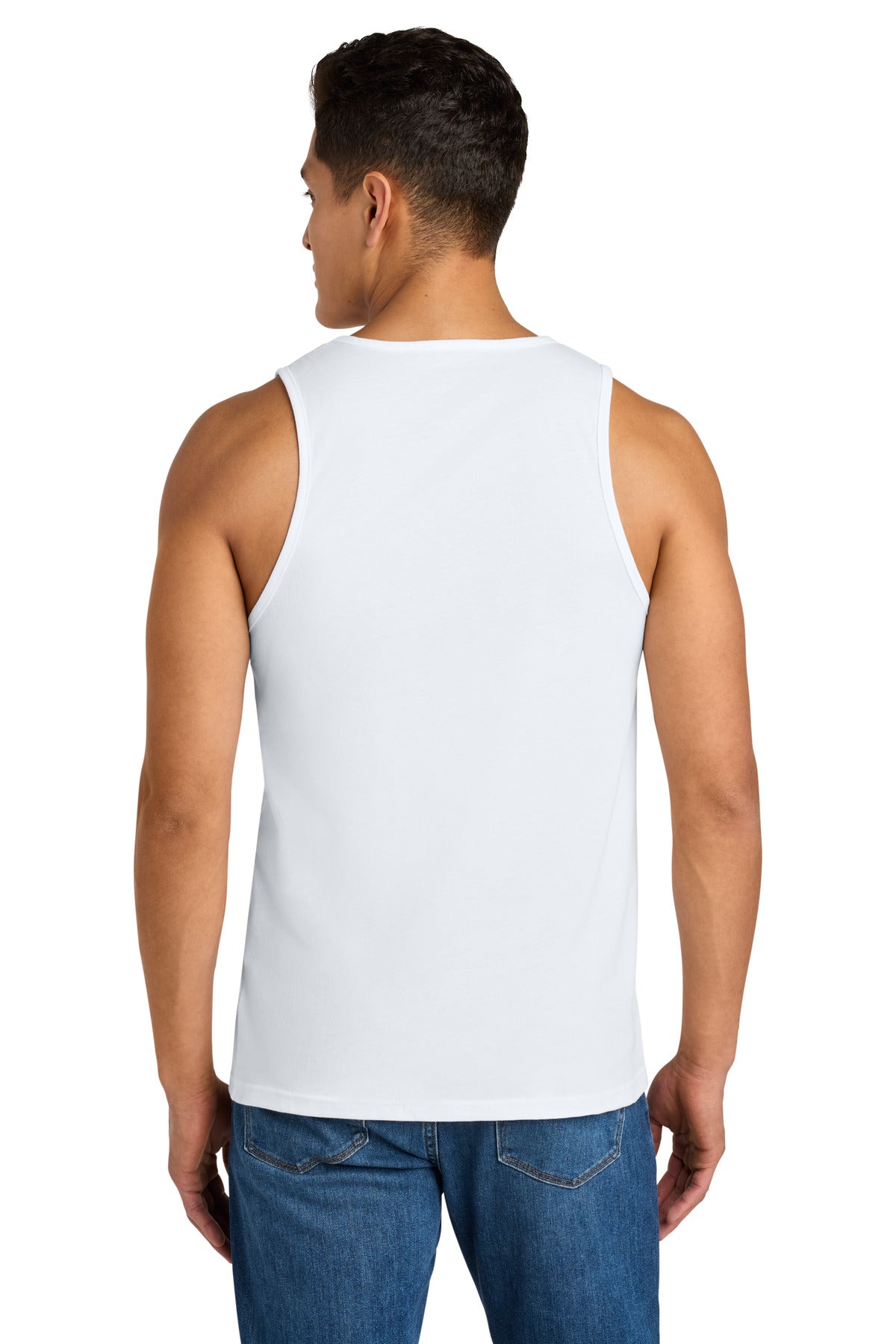 Next Level Apparel Cotton Muscle Tank - White