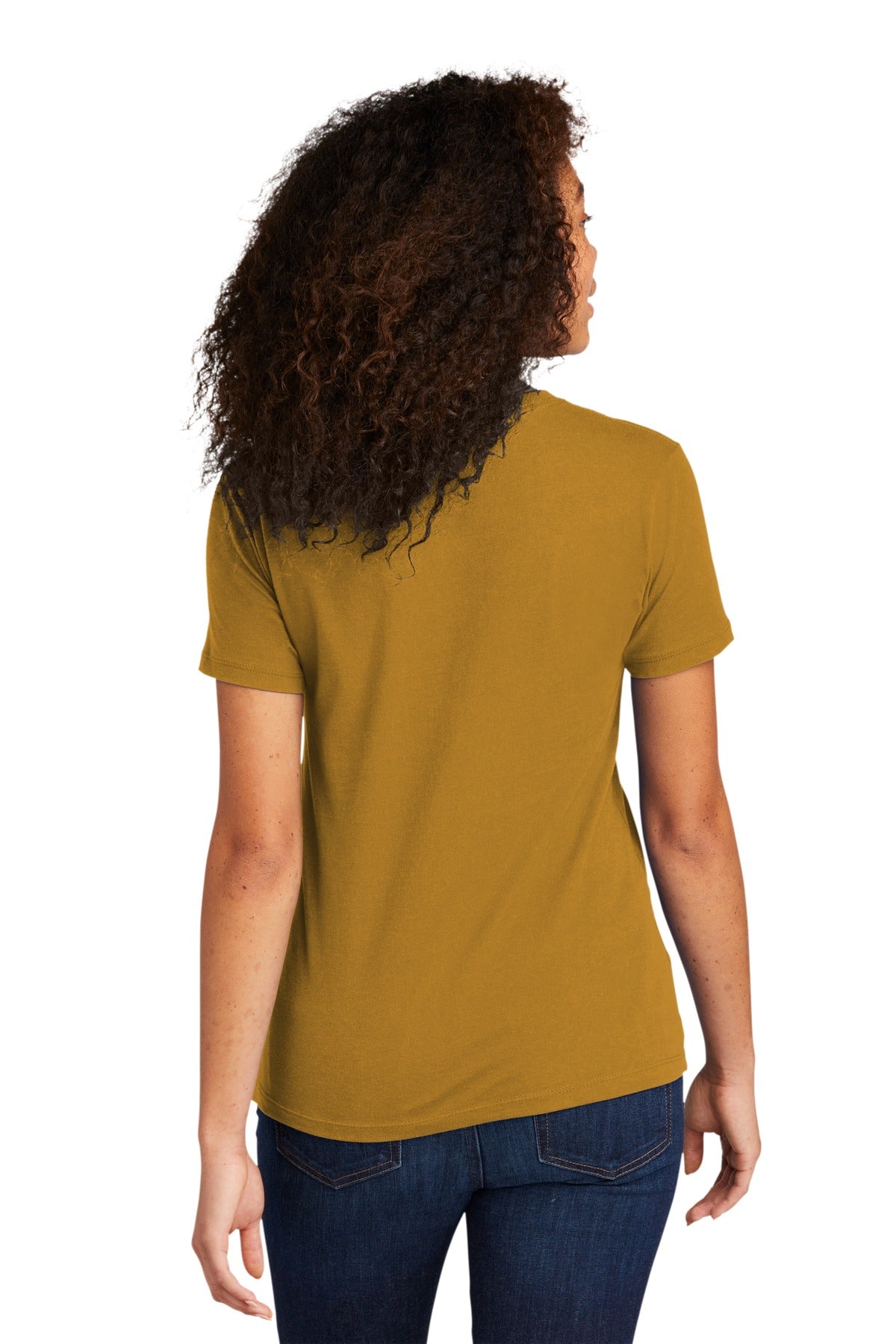 Next Level Apparel Women's Cotton Tee - Antique Gold
