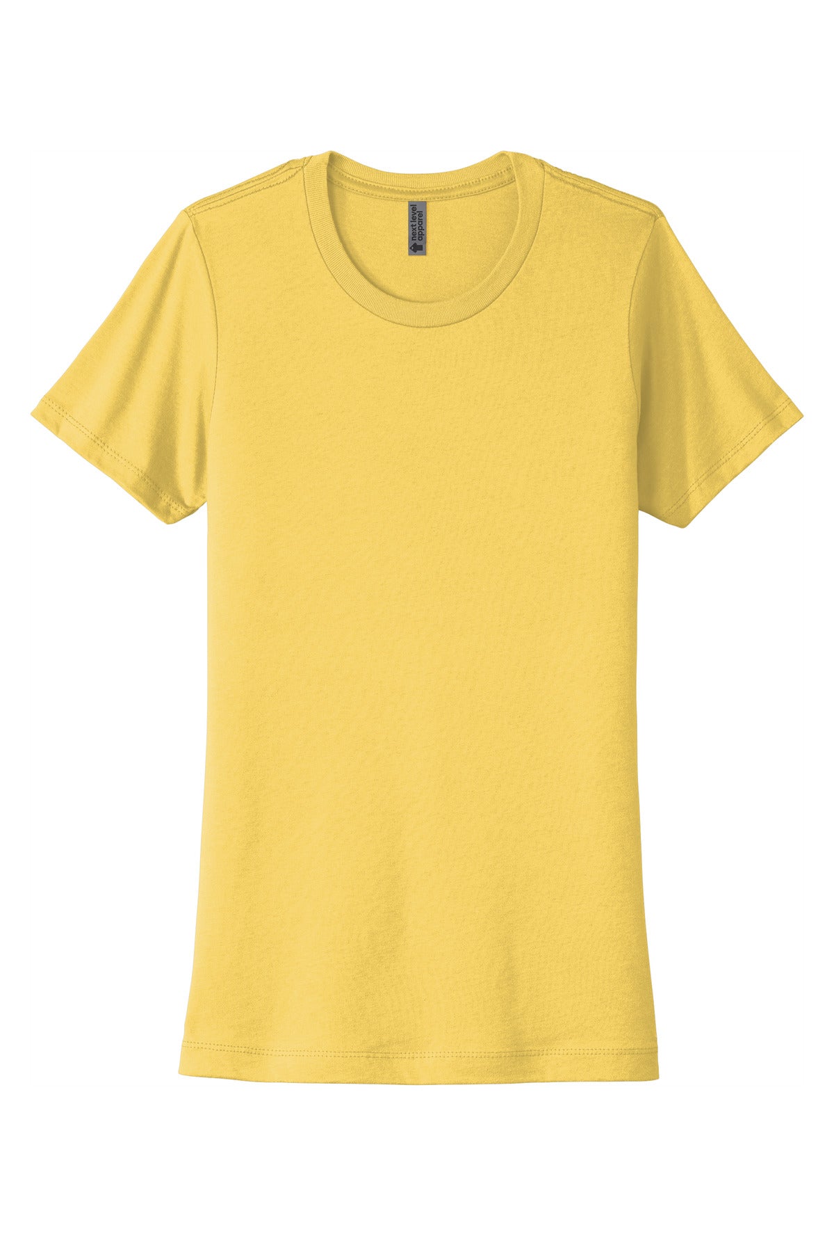 Next Level Apparel Women's Cotton Tee - Banana Cream