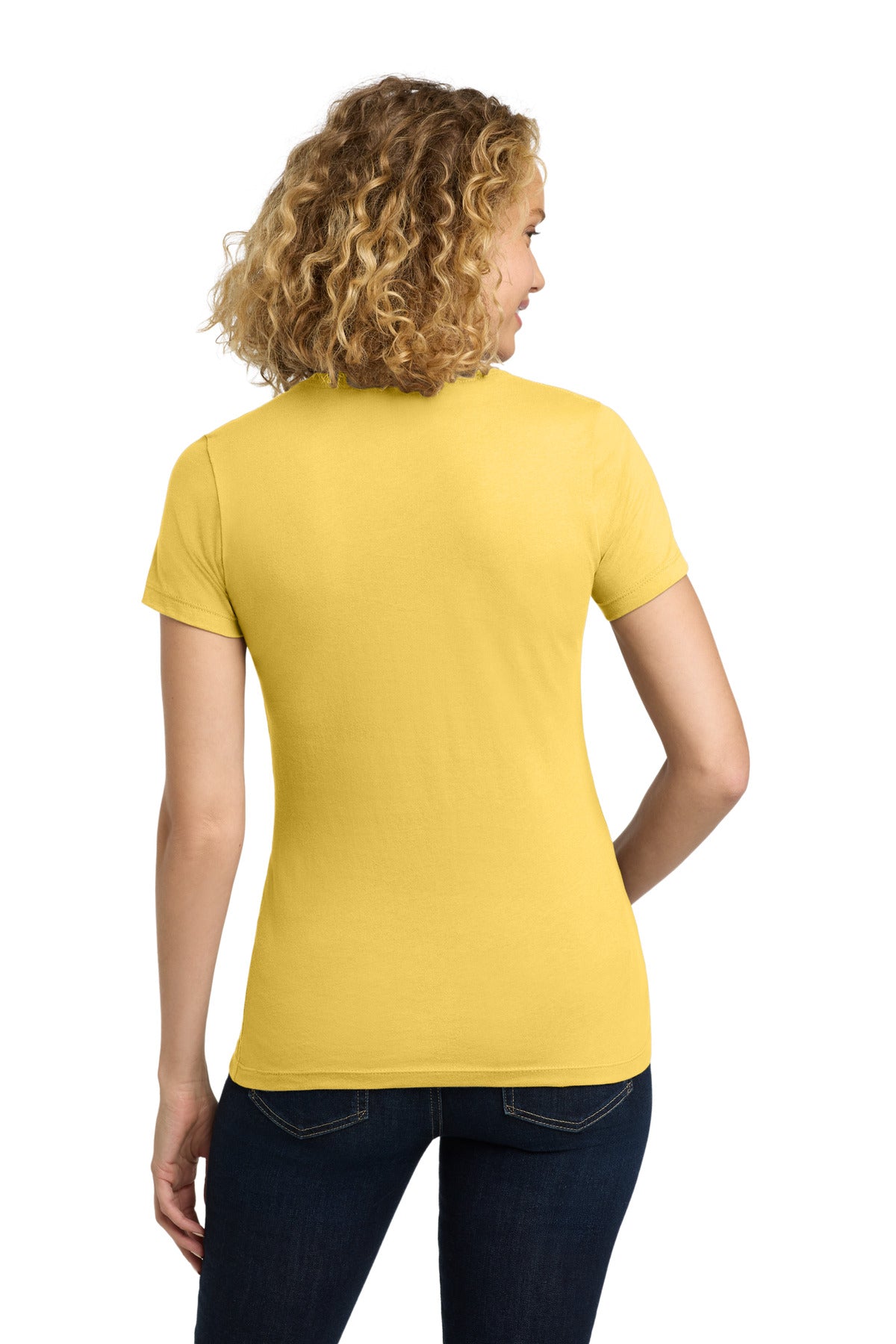 Next Level Apparel Women's Cotton Tee - Banana Cream