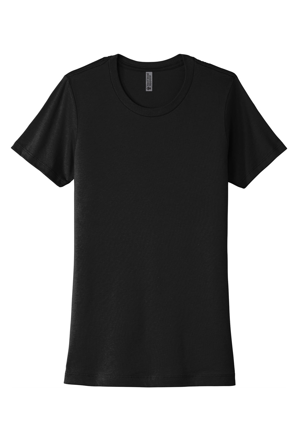 Next Level Apparel Women's Cotton Tee - Black