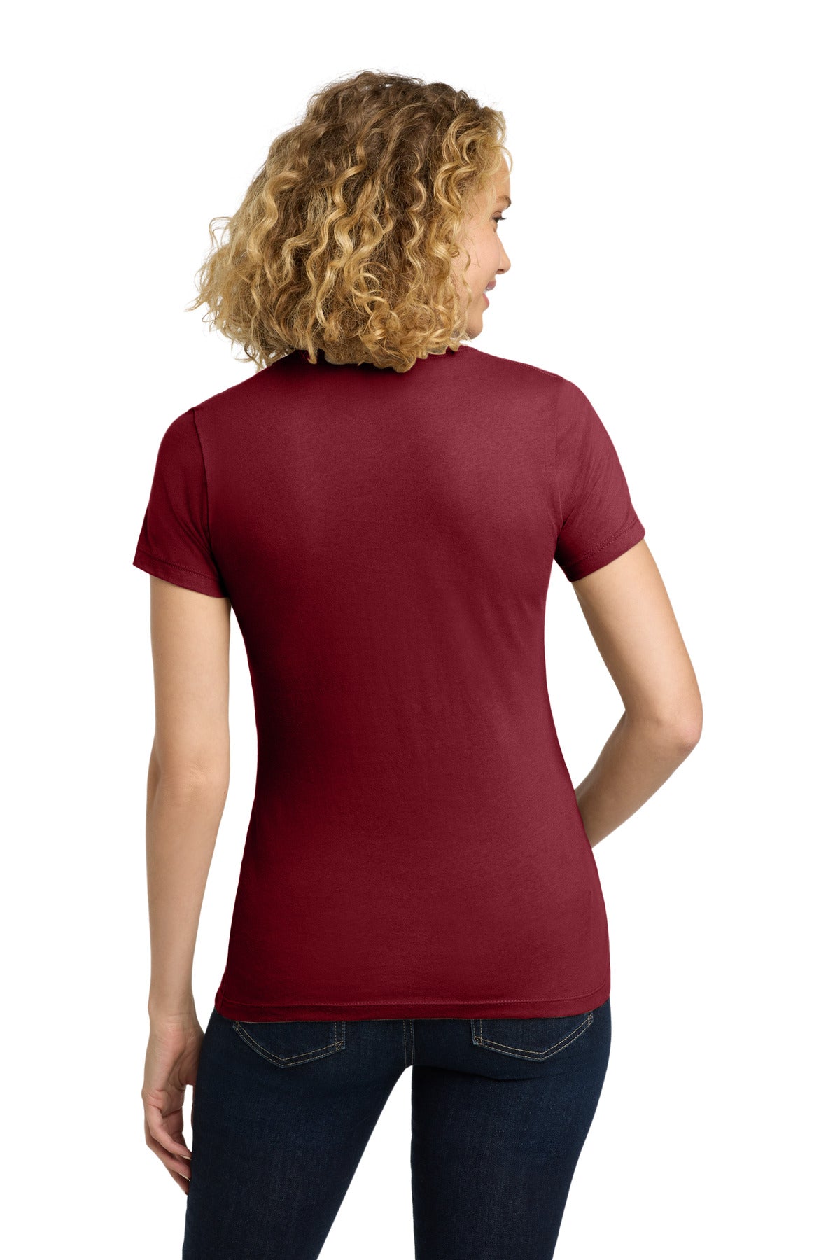 Next Level Apparel Women's Cotton Tee - Cardinal