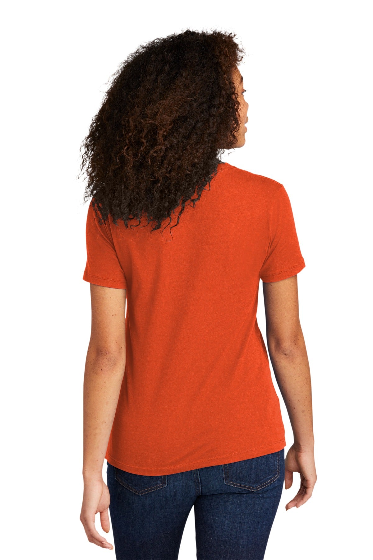 Next Level Apparel Women's Cotton Tee - Classic Orange