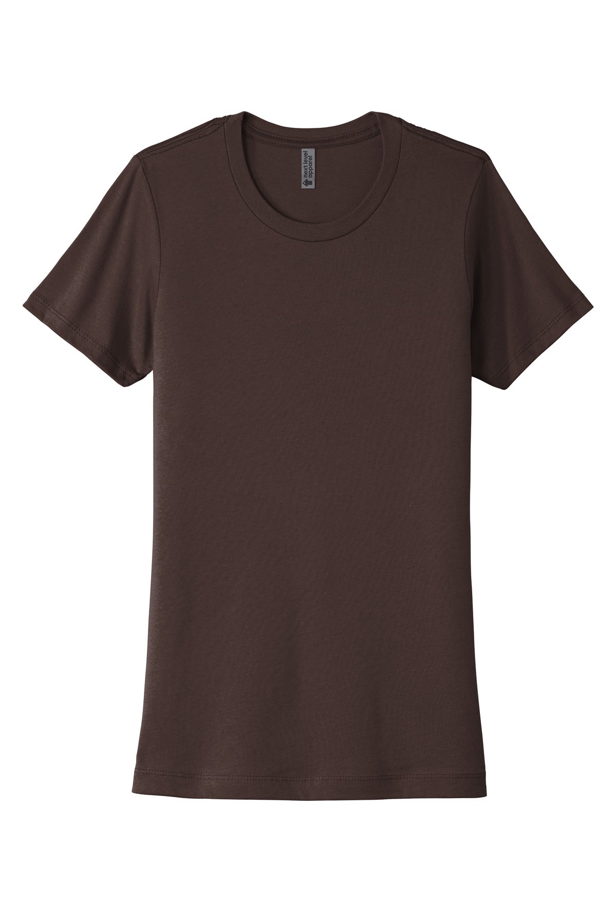 Next Level Apparel Women's Cotton Tee - DK Chocolate