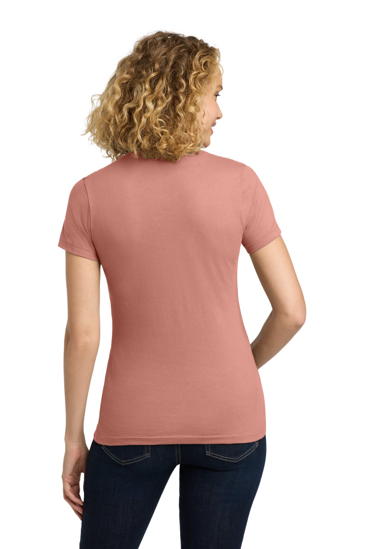 Next Level Apparel Women's Cotton Tee - Desert Pink