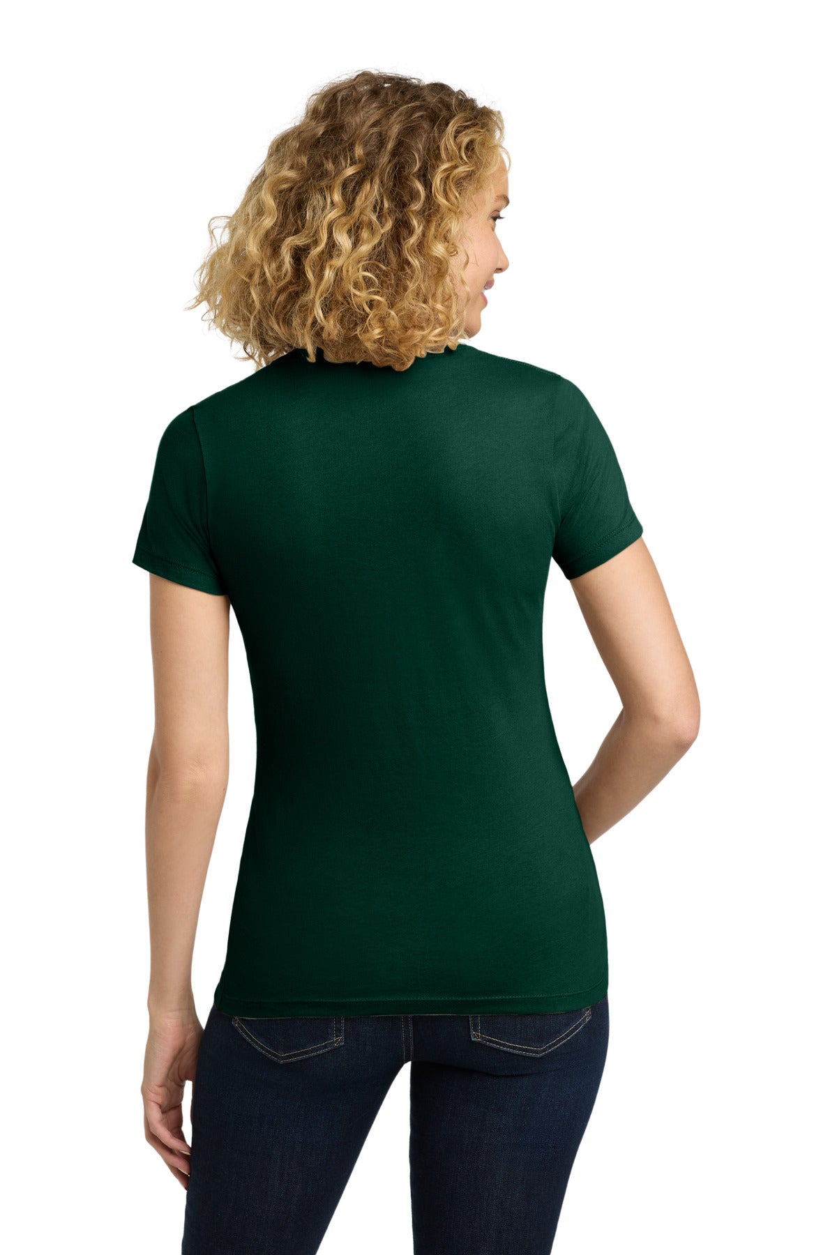 Next Level Apparel Women's Cotton Tee - Forest Green