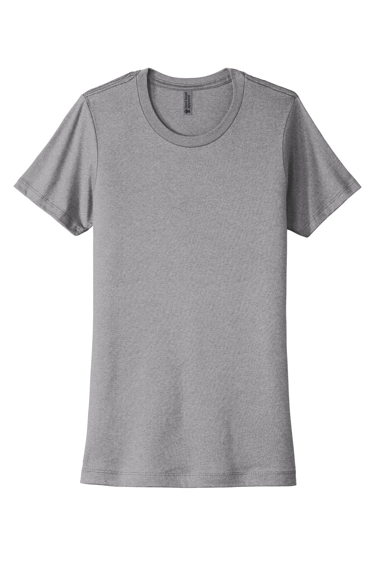 Next Level Apparel Women's Cotton Tee - Heather Gray