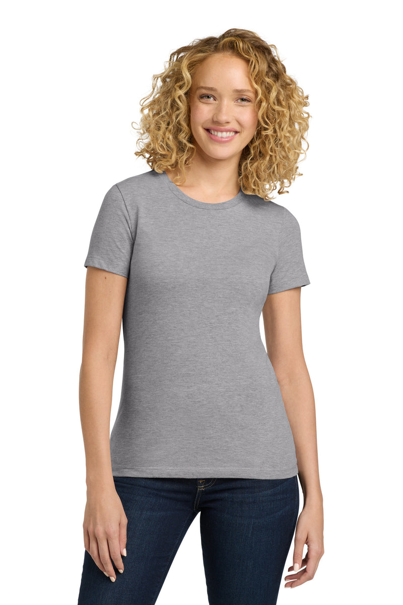 Next Level Apparel Women's Cotton Tee - Heather Gray