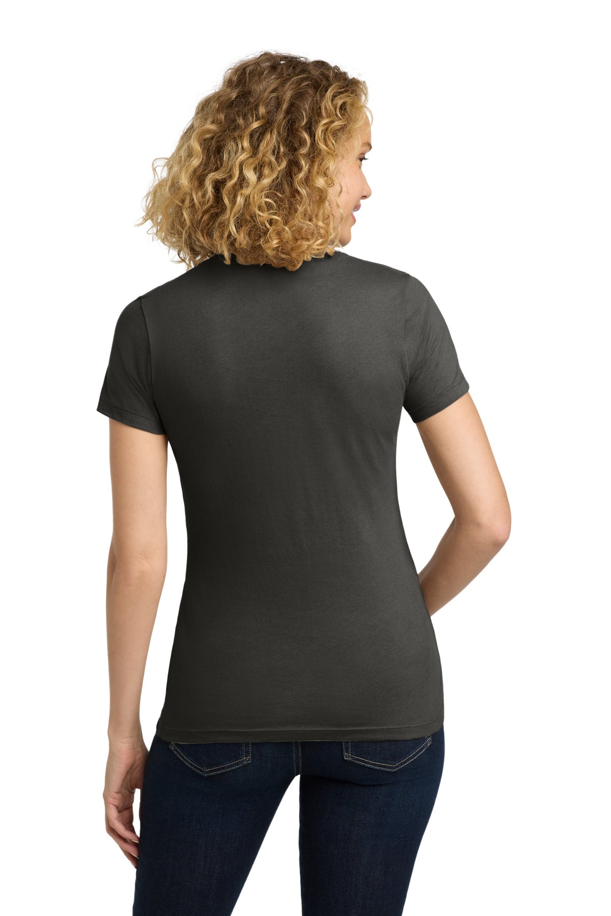 Next Level Apparel Women's Cotton Tee - Heavy Metal