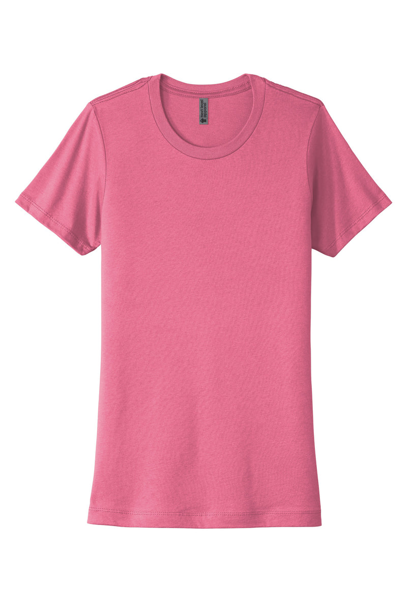 Next Level Apparel Women's Cotton Tee - Hot Pink