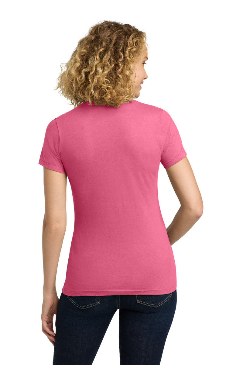 Next Level Apparel Women's Cotton Tee - Hot Pink