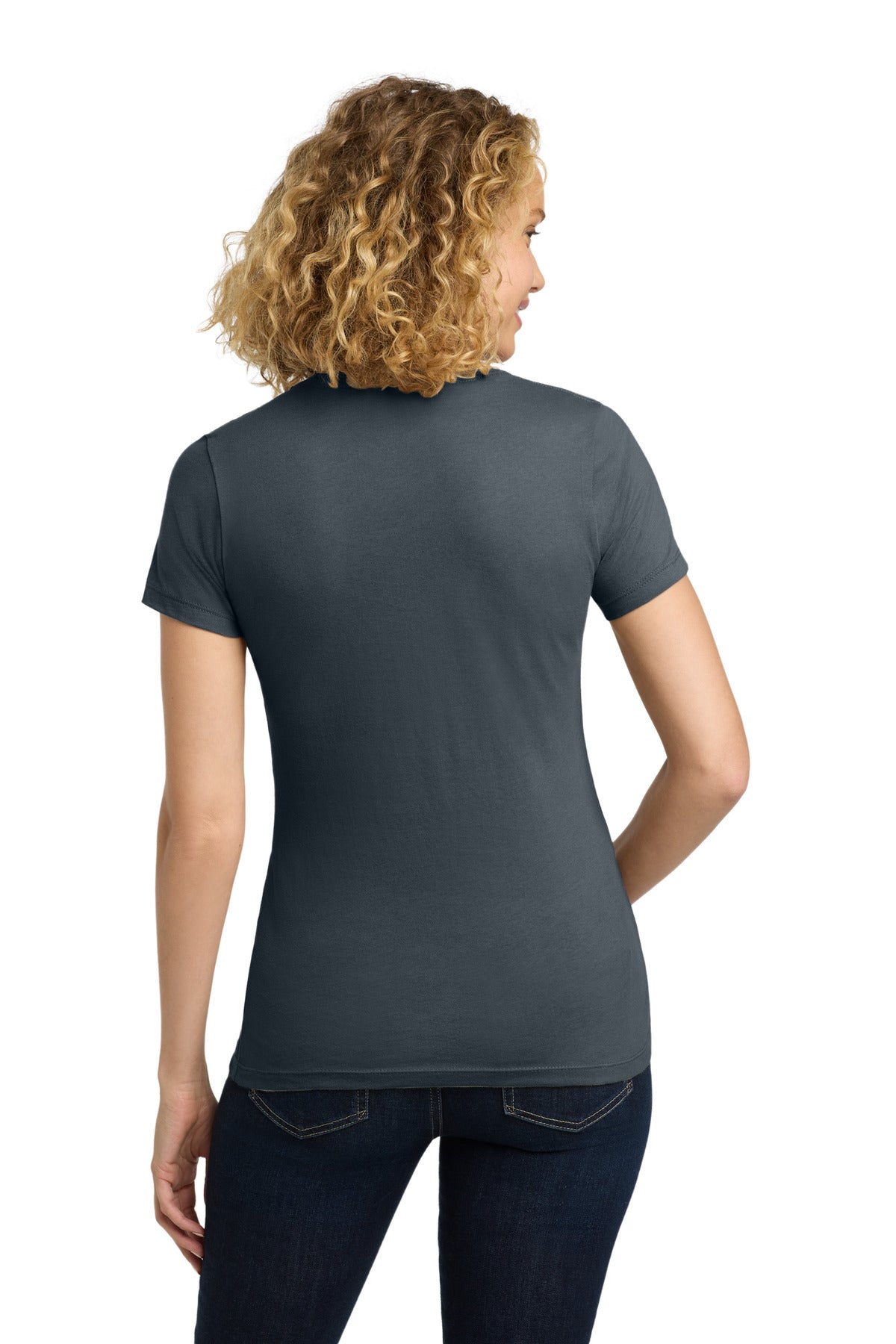 Next Level Apparel Women's Cotton Tee - Indigo