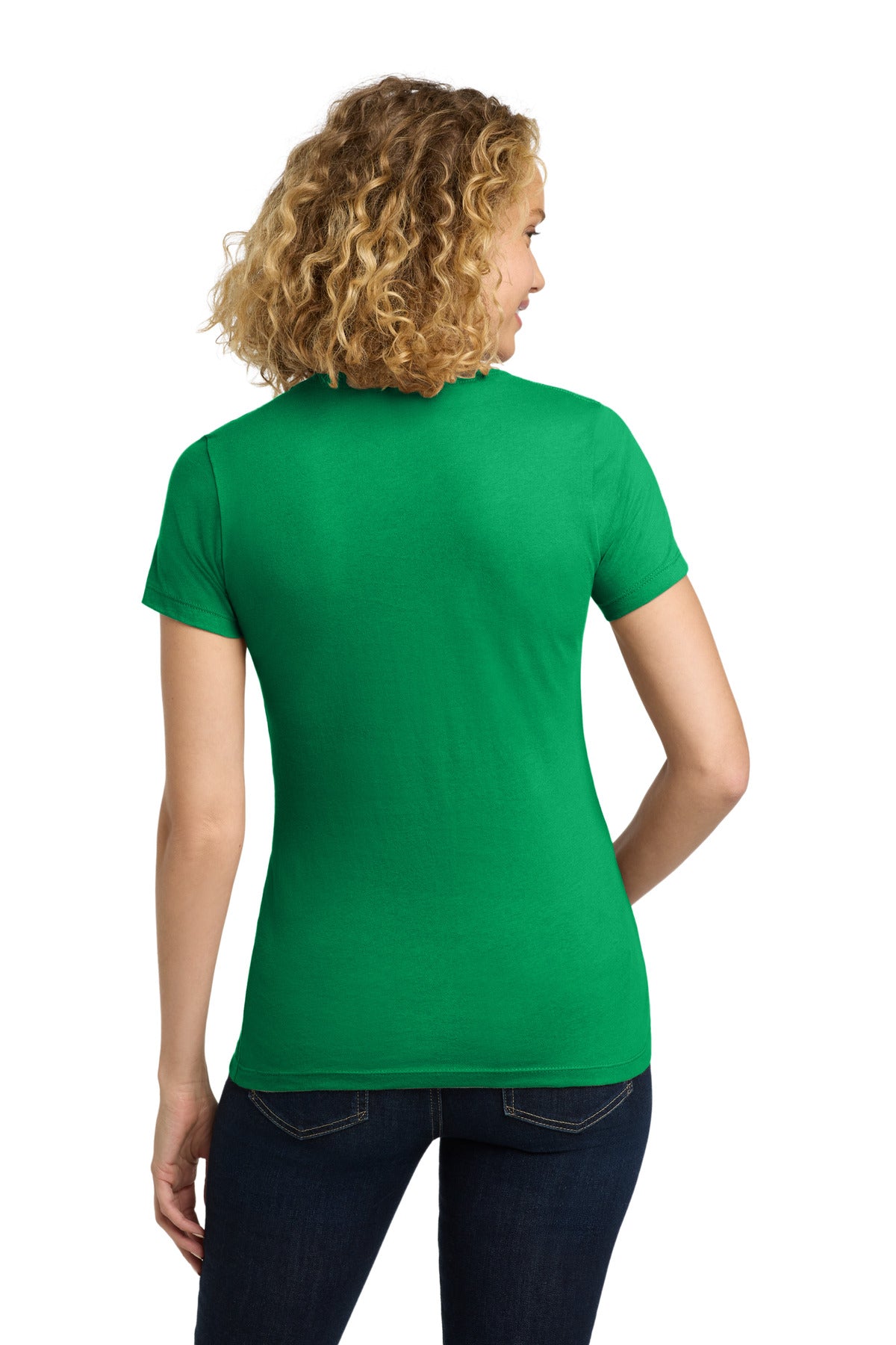 Next Level Apparel Women's Cotton Tee - Kelly Green