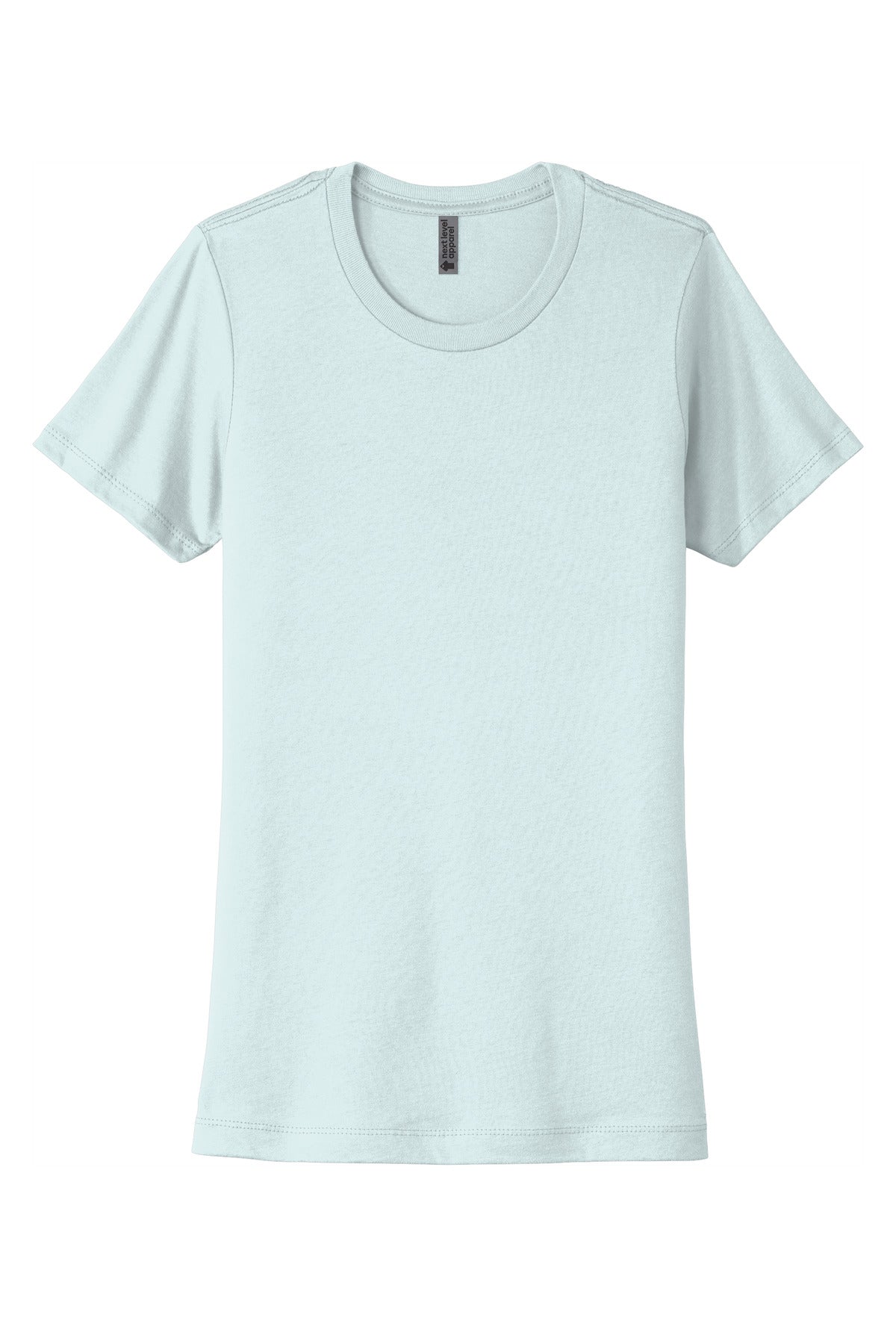 Next Level Apparel Women's Cotton Tee - Light Blue
