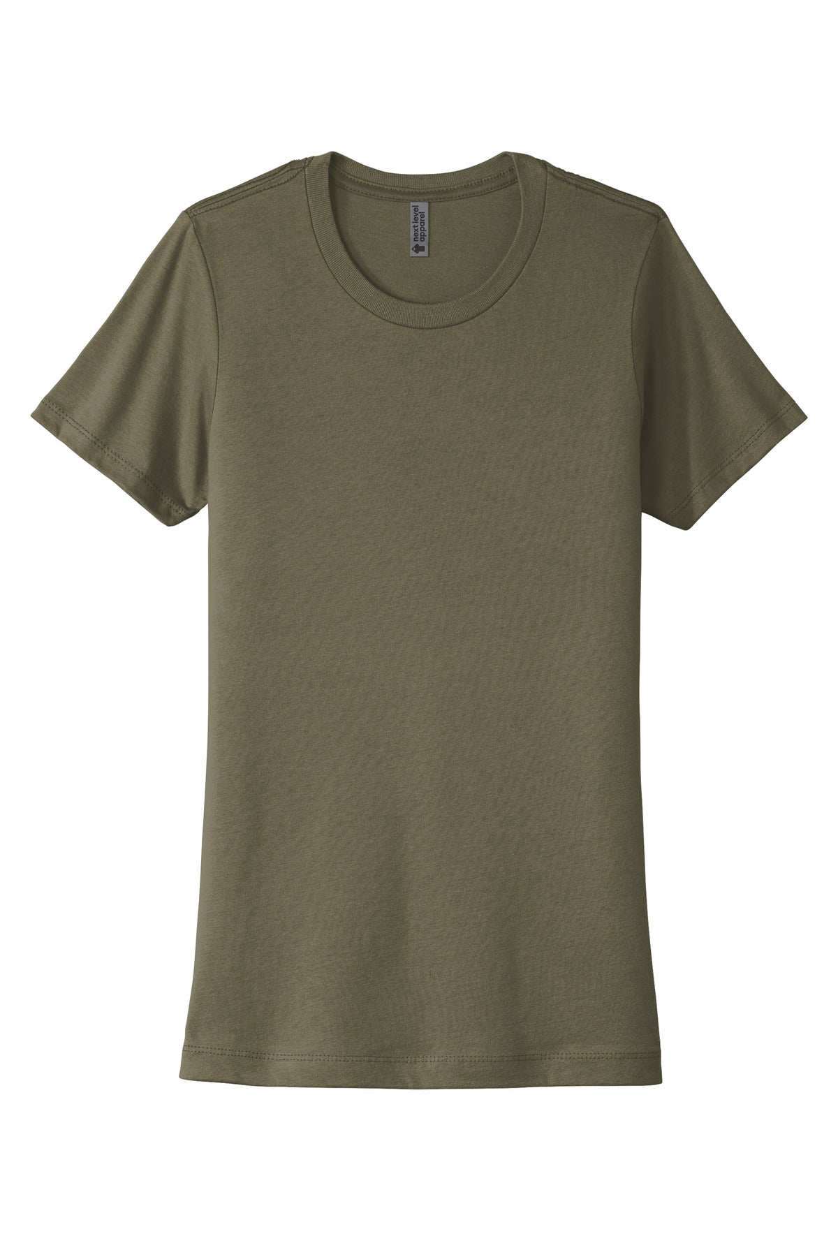 Next Level Apparel Women's Cotton Tee - Light Olive