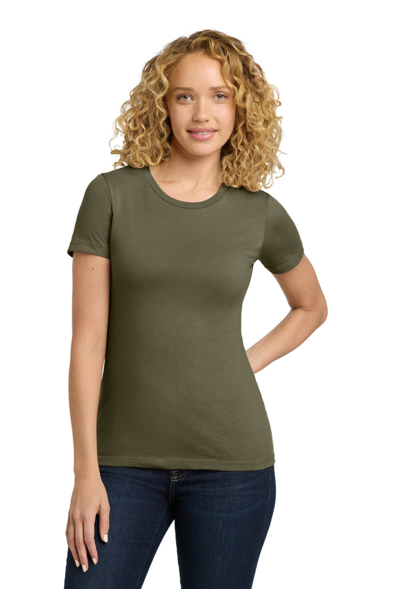 Next Level Apparel Women's Cotton Tee - Light Olive