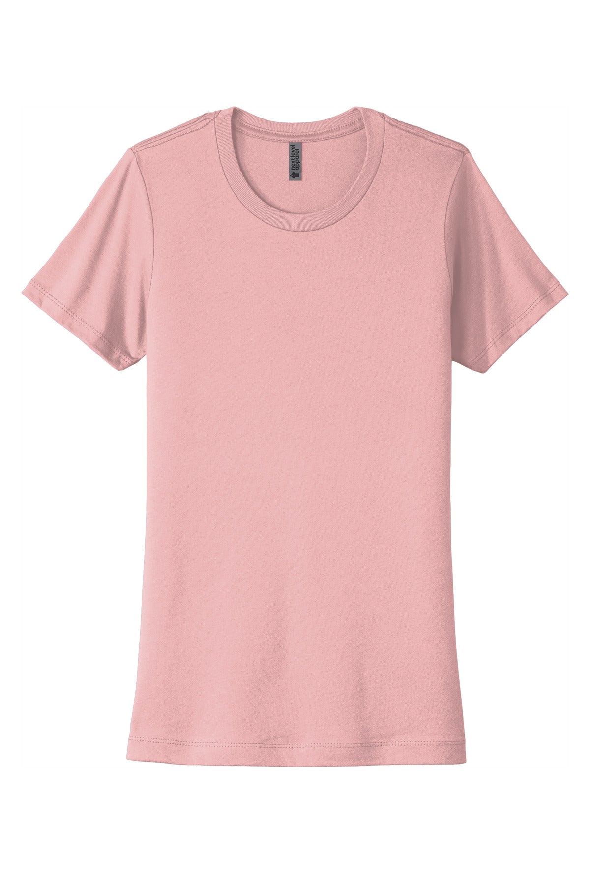 Next Level Apparel Women's Cotton Tee - Light Pink