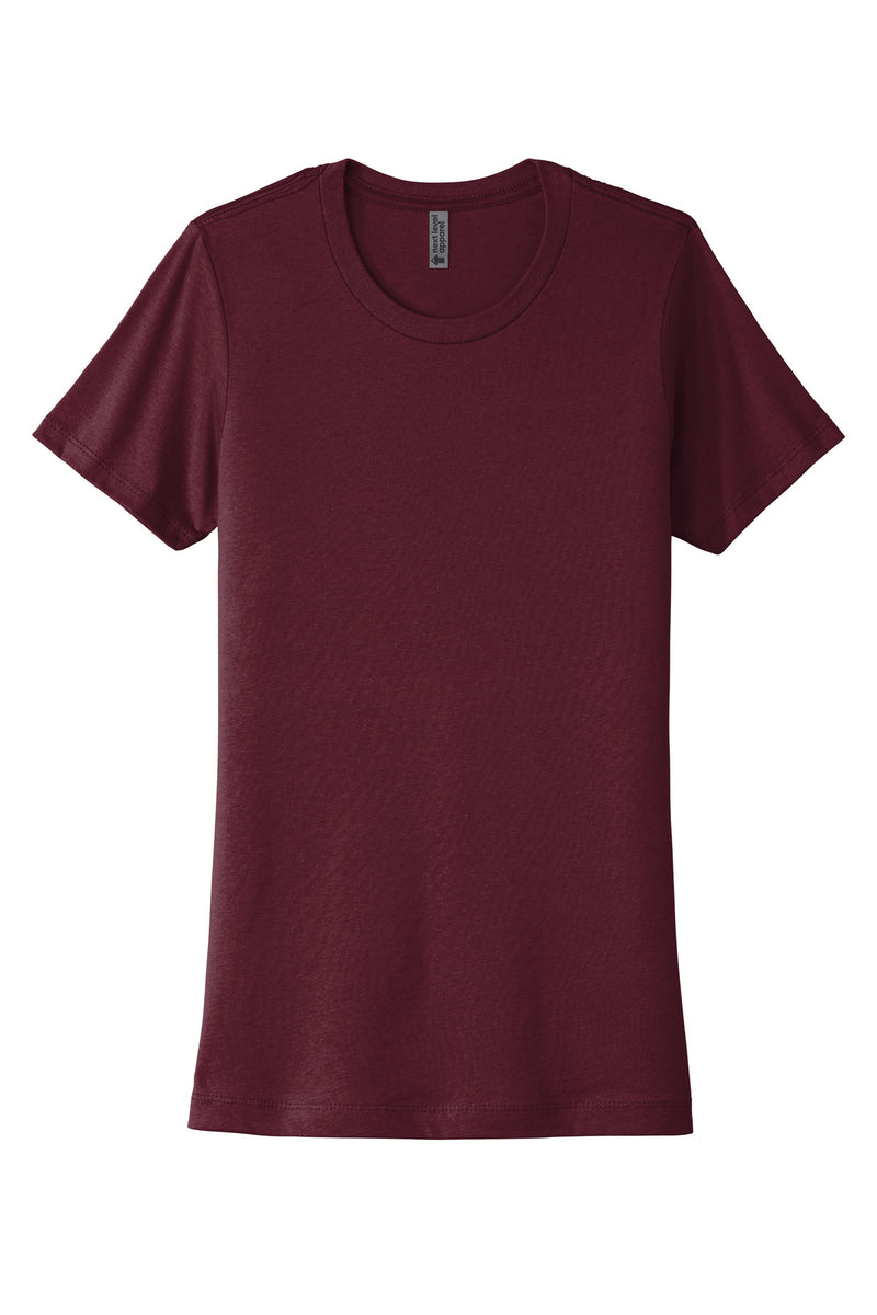 Next Level Apparel Women's Cotton Tee - Maroon