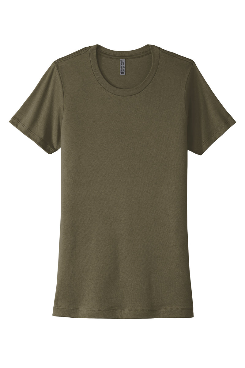Next Level Apparel Women's Cotton Tee - Military Green