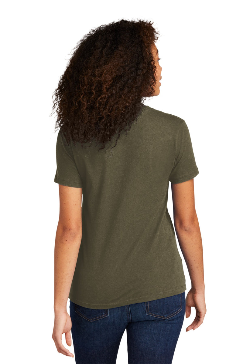 Next Level Apparel Women's Cotton Tee - Military Green