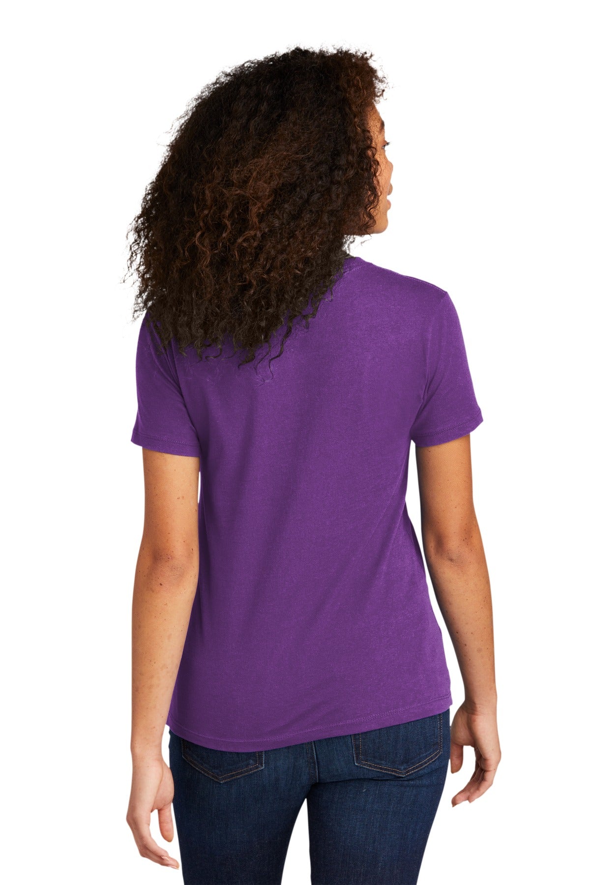 Next Level Apparel Women's Cotton Tee - Purple Berry