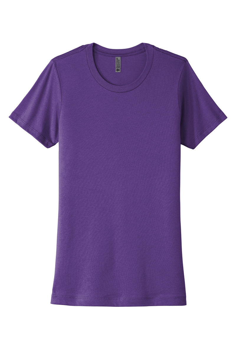 Next Level Apparel Women's Cotton Tee - Purple Rush