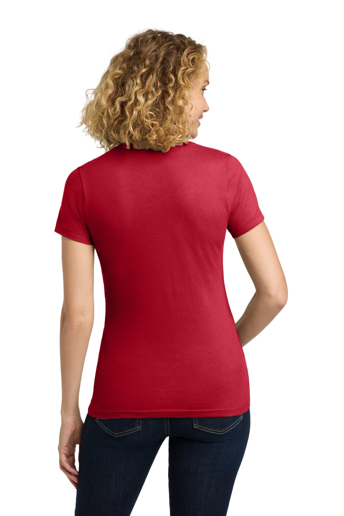 Next Level Apparel Women's Cotton Tee - Red