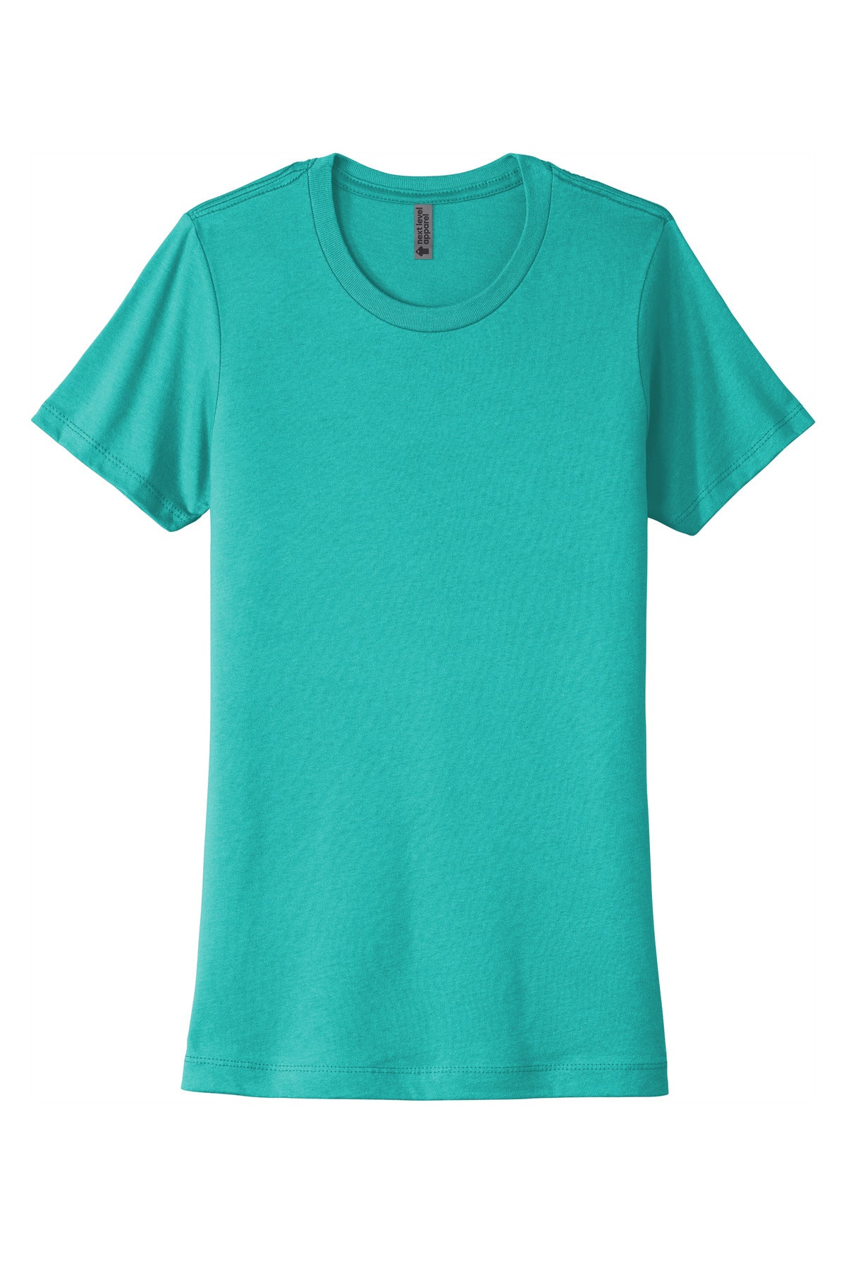 Next Level Apparel Women's Cotton Tee - Tahiti Blue