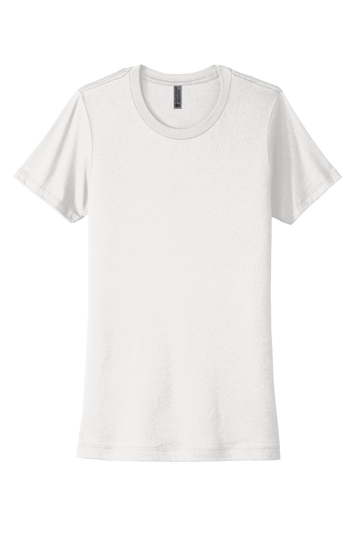 Next Level Apparel Women's Cotton Tee - White