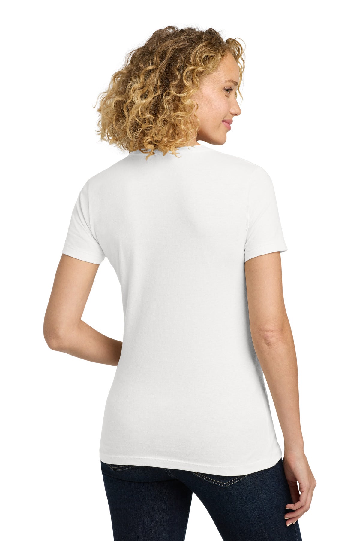 Next Level Apparel Women's Cotton Tee - White