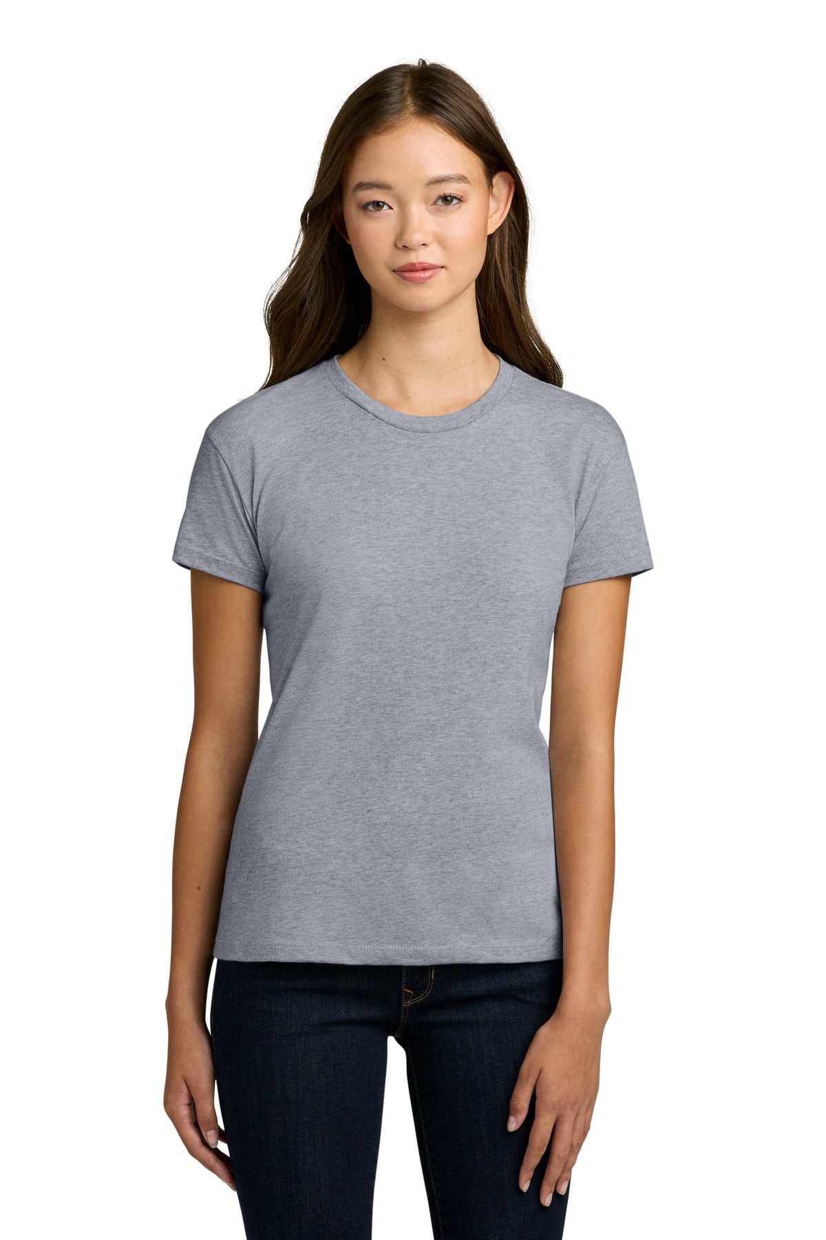 Next Level Apparel Women's Cotton Relaxed Tee - Heather Gray