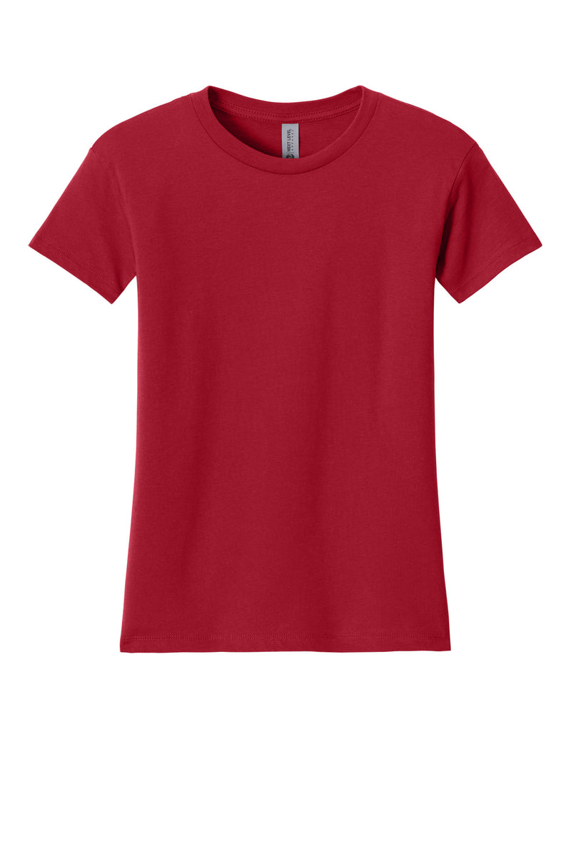 Next Level Apparel Women's Cotton Relaxed Tee - Red