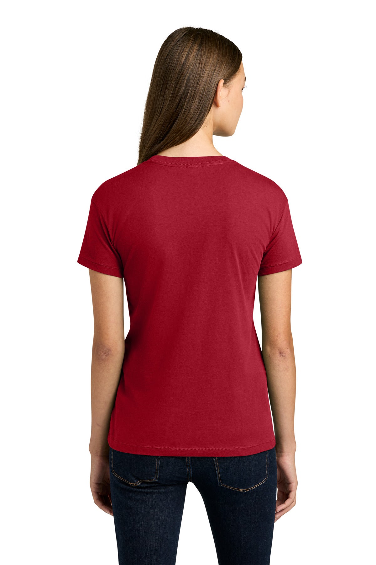Next Level Apparel Women's Cotton Relaxed Tee - Red