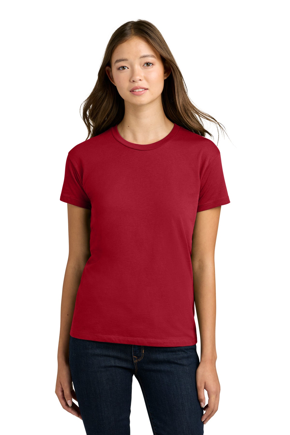 Next Level Apparel Women's Cotton Relaxed Tee - Red