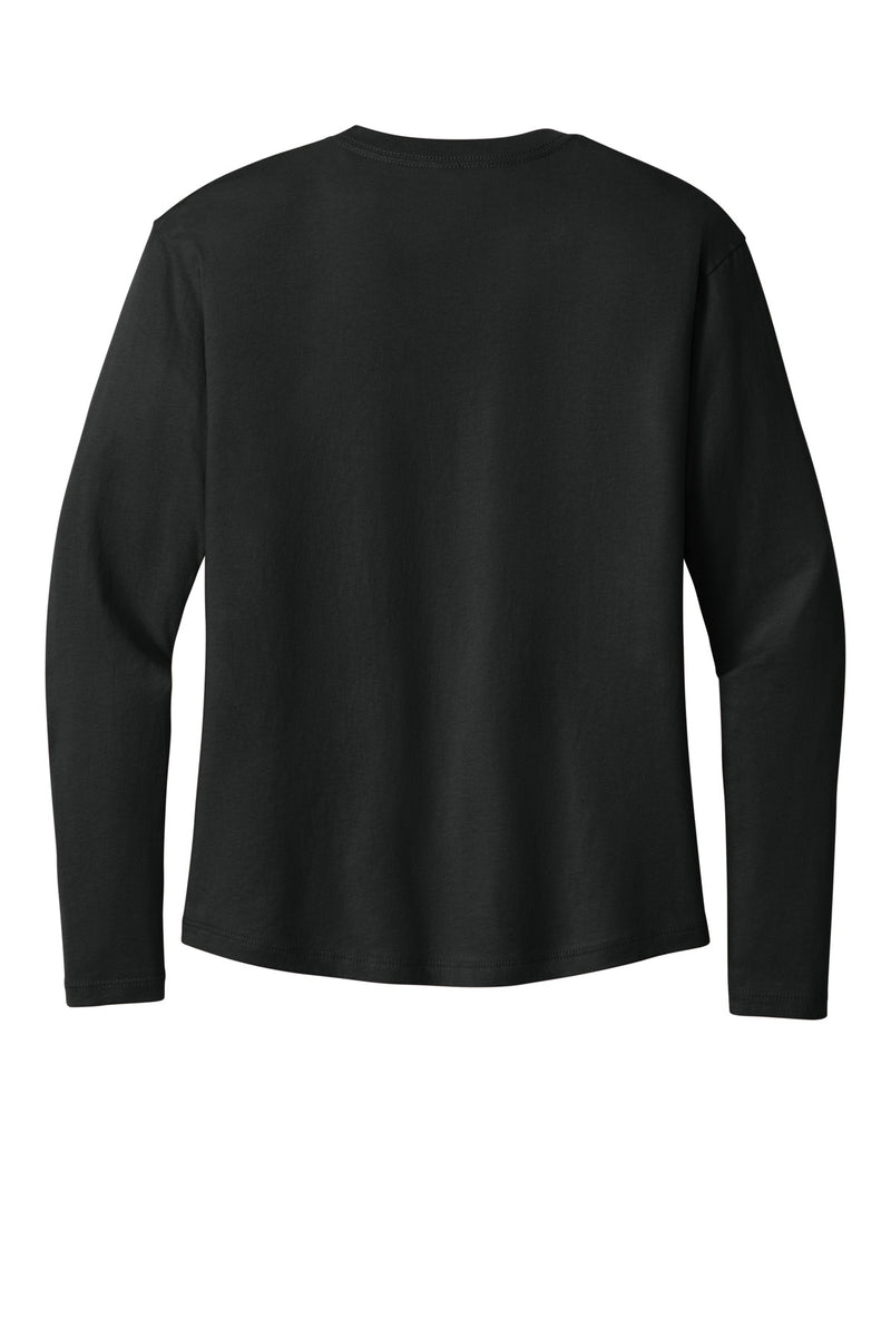 Next Level Apparel Women's Cotton Relaxed Long Sleeve Tee - Black