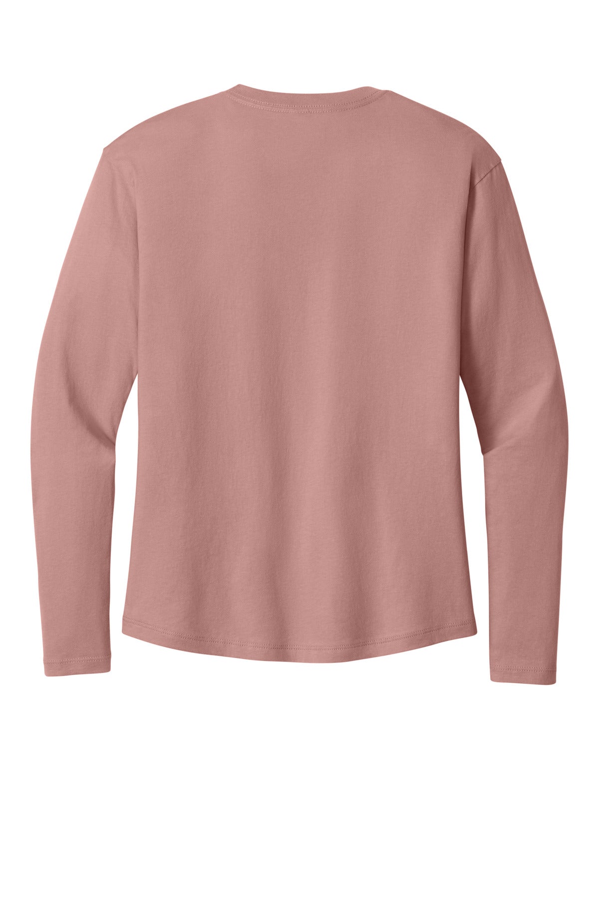 Next Level Apparel Women's Cotton Relaxed Long Sleeve Tee - Desert Pink